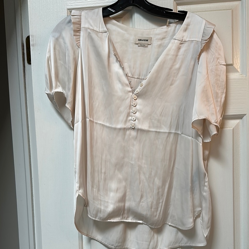 Zadig and Voltaire Women’s Cream Blouse